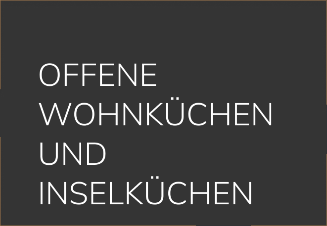 Offene Wohnküchen und Inselküchen